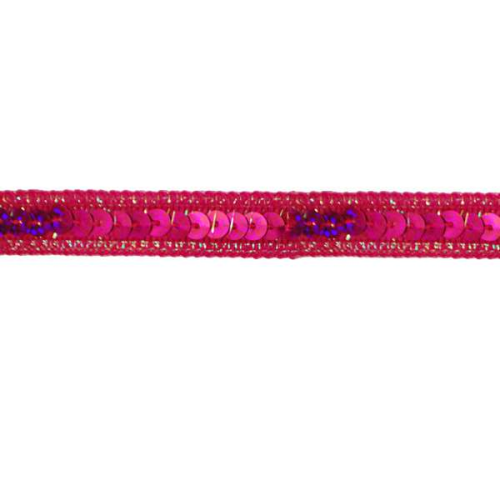 E6172  Holographic Fuchsia Sequin Sewing Trim