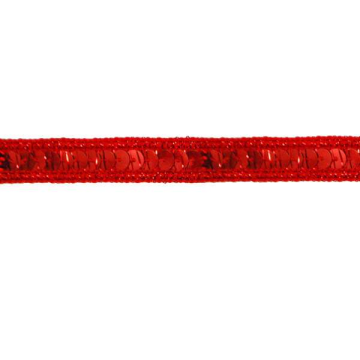 E6172  Holographic Red Sequin Sewing Trim