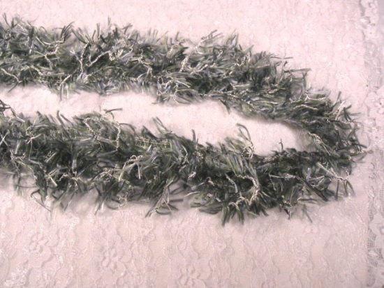C79  Seafoam Mix Hairy Gimp Fringe Sewing Trim 2.25"