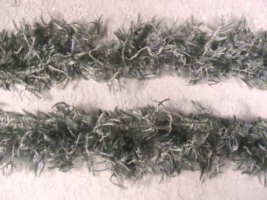 C79  Seafoam Mix Hairy Gimp Fringe Sewing Trim 2.25"