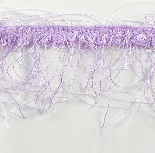E1785  Lavender Eyelash Gimp Fringe Trim