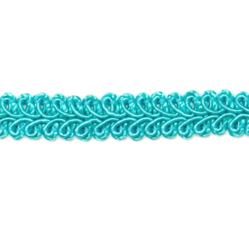E1901  Turquoise Teal Gimp Sewing Upholstery Trim 1/2"
