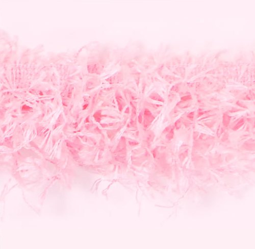 E2585  Pink Hairy Gimp Fringe Sewing Trim
