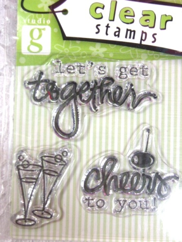 RS21  Clear Stamp Cheers Stamps