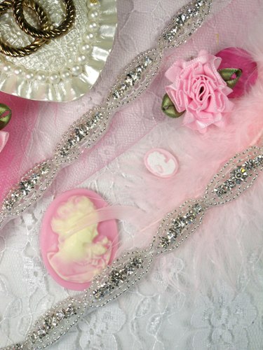 XR60 Crystal Clear Rhinestone Beaded Trim