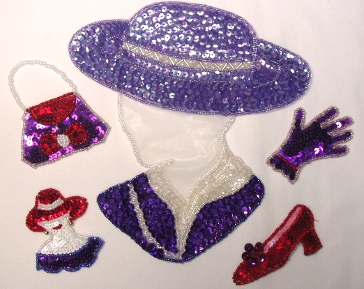 Ladies Sequin Appliques 