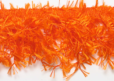 D6020  Neon Orange Hairy Gimp 48" Pre-cut Trim