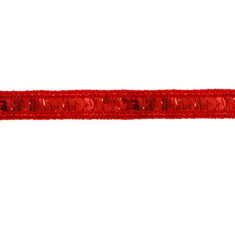 E6172  Holographic Red Sequin Sewing Trim