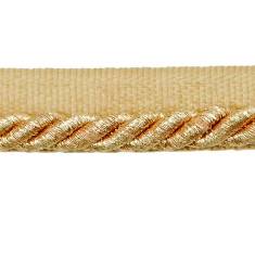 E6704 Metallic Gold Lip Cord Trim 1/4"