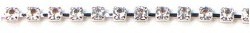E2534  Clear Elegant Rhinestone Chain Sewing Trim 1/8"