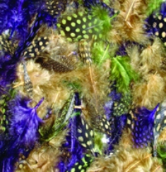 MR39352 Mardi Gras Feathers Package 7 grams