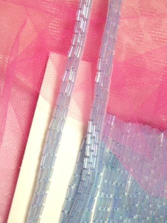 T8404   Lt. Blue Beaded Trim 1/4"
