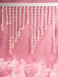 T9144  Crystal Beaded Fringe Trim 5"
