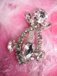 ACT/TS116/C I Just Love to Praise the Lord Crystal Rhinestone Embellishment 2.5"