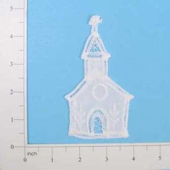 E5253 Battenburg Victorian Church Lace Applique 4"