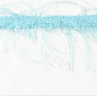 E1785 Light Blue Eyelash Gimp Fringe Trim
