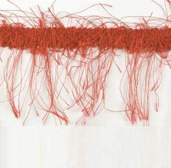 E1785  Red Eyelash Gimp Fringe Trim