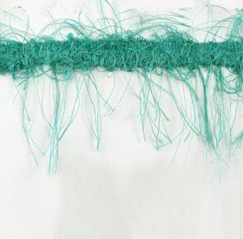 E1785 Teal Eyelash Gimp Fringe Trim