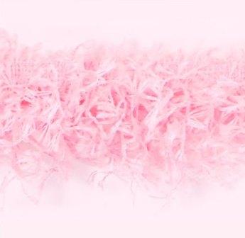 E2585  Pink Hairy Gimp Fringe Sewing Trim
