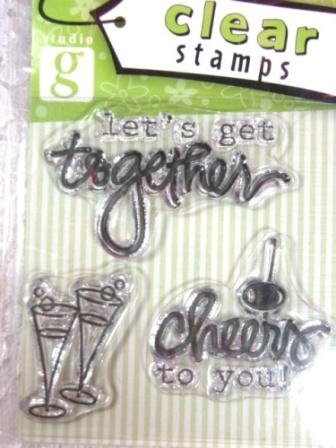 RS21  Clear Stamp Cheers Stamps