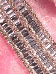 TS63 Vivian Crystal Baguette Rhinestone Trim