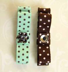 KK1A Set of ( 2 ) Kutsie Klips Hair Bow Hair Clips