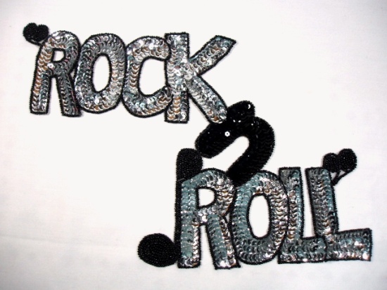 0172 Rock -N- Roll Fifties Sequin Beaded Applique 14