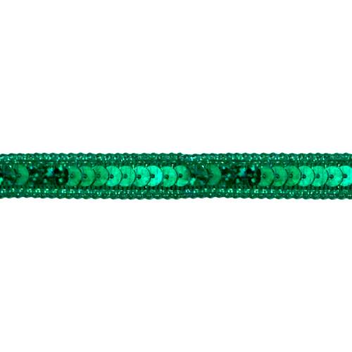 E6172  Holographic Green Sequin Sewing Trim