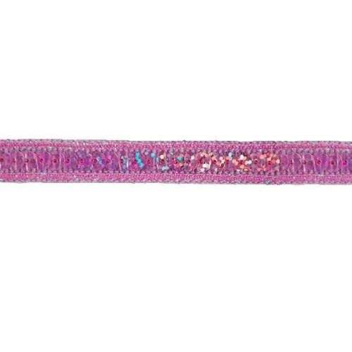 E6172  Holographic Pink Sequin Sewing Trim