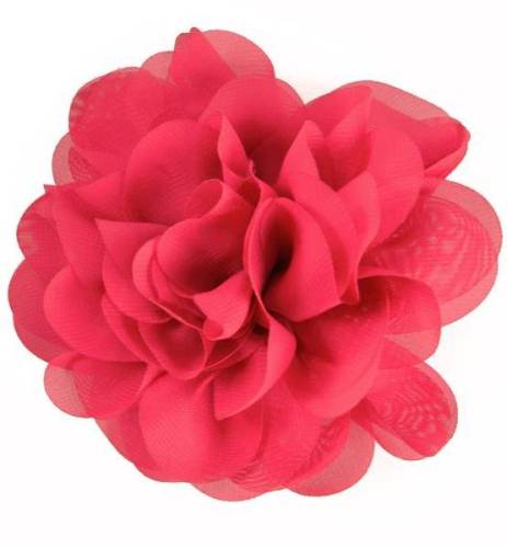 E6042 Fuchsia Floral Brooch Clip Applique 5
