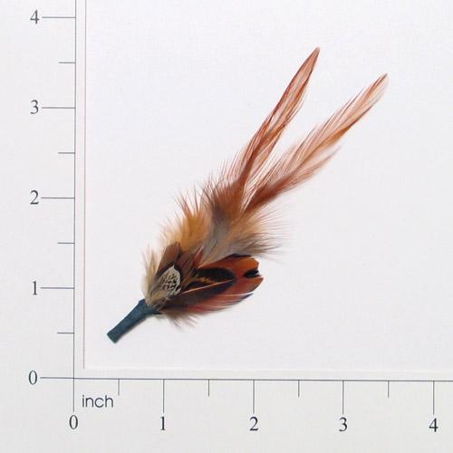 E4105   Brown Feather Motif  4