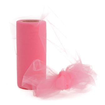 TL11008  Classic Falk Paris Pink Tulle 6\  25 yard spool