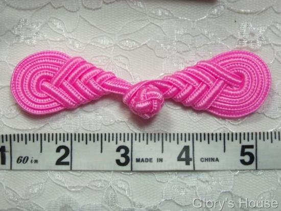 0253  Pink President Frog Button Closure 4