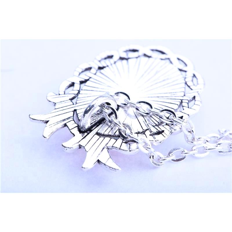 Scripture Necklace Don't Be Afraid Just Believe Dove Pendant Inspirational Christian Jewelry w/ Silver Chain JW181