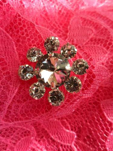 ACT/XR97/A Floating Flower Rhinestone Embellishment  1