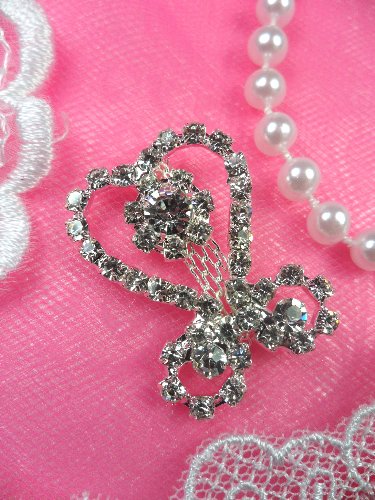 ACT/N28A Designer Crystal Clear Glass Rhinestone Embellishment 1.25\