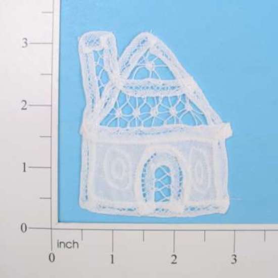 E5252 Battenburg Victorian House Lace Applique 3