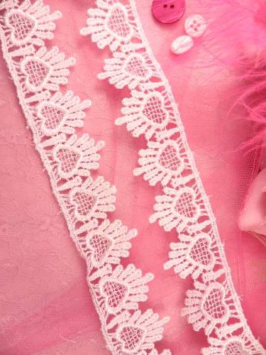 C124  White Venice Lace Victorian Sewing Trim 1.75\