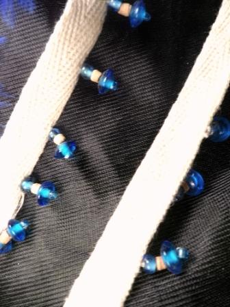 C26203 Turquoise Beaded Fringe Sewing Trim