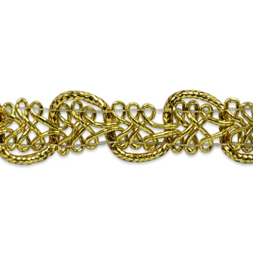 Gold Metallic Braid Sewing Craft Trim