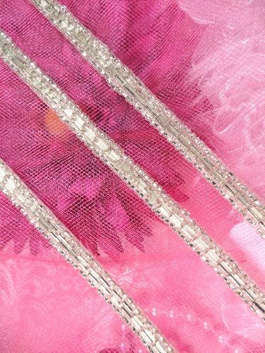 FS3491 Silver Designer Beaded Trim