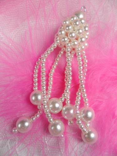 FS6818 Pearl Dangle Beaded Applique 3