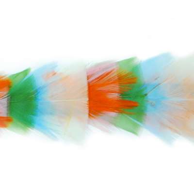 P4014 Multi Pastel Color Feather Trim Pre-Cut 36