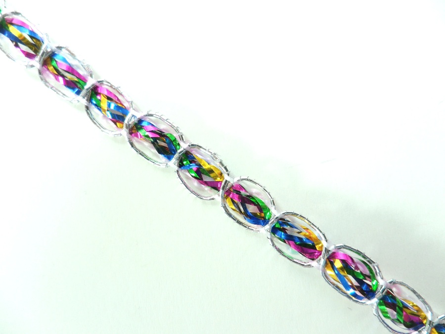 GB808 Trim Silver Metallic Multi-color .25