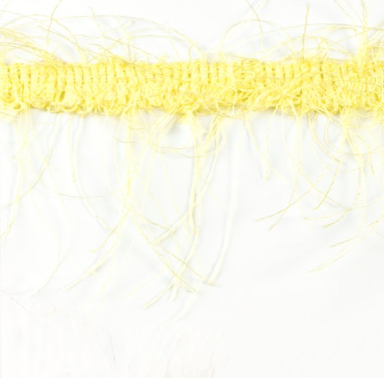 E1785  Light Yellow Eyelash Gimp Fringe Trim