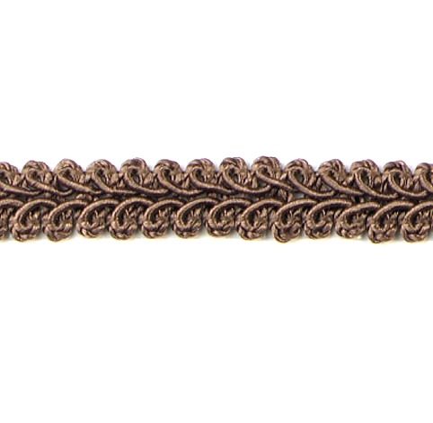 E1901  Brown Gimp Sewing Upholstery Trim 1/2