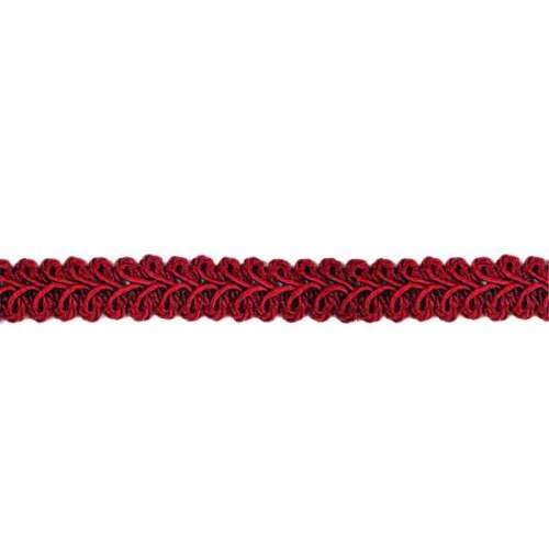E1901  Burgundy  Gimp Sewing Upholstery Trim 1/2