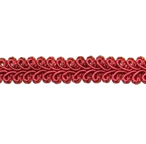 E1901 Wine Gimp Sewing Upholstery Trim 1/2