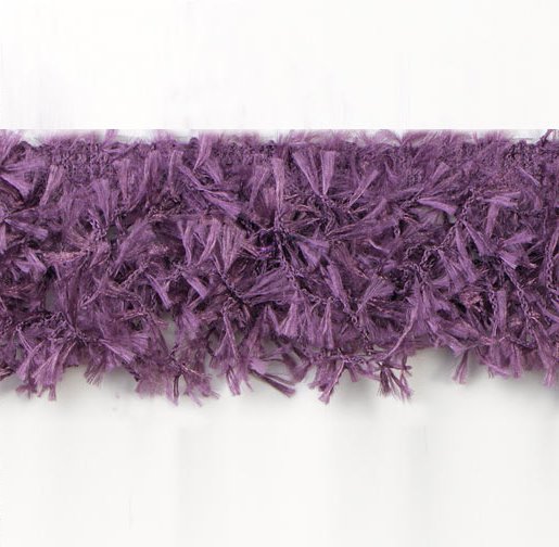 E2585 Plum Hairy Gimp Fringe Sewing Trim