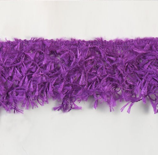 E2585 Purple Hairy Gimp Fringe Sewing Trim